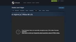 
                            10. Steam Community :: Video :: s2.sfgame.pl | Wieża 98 LOL