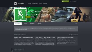 
                            8. Steam Developer: The Slitherine Group