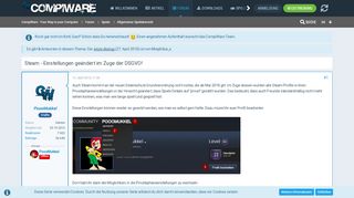 
                            5. Steam - Einstellungen geändert im Zuge der DSGVO! - Allgemeiner ...