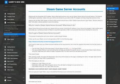 
                            13. Steam Game Server Accounts - Garry's Mod