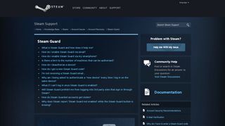 
                            3. Steam Guard - Account Recovery - Base de Conhecimento - Steam ...