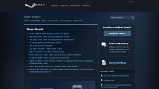 
                            3. Steam Guard – Account Recovery – Encyklopedie - Steam Support