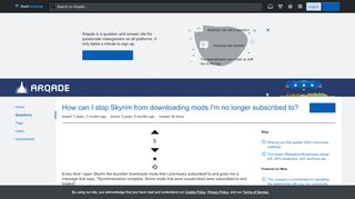 
                            11. steam - How can I stop Skyrim from downloading mods I'm no longer ...