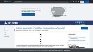 
                            12. steam - Is there a possibility of VAC ban because of using Tunngle ...