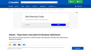 
                            13. Steam - Keys kann man jetzt im Browser aktivieren - GameStar