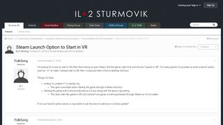 
                            8. Steam Launch Option to Start in VR - Virtual Reality and VR ...