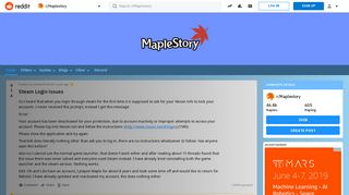 
                            7. Steam Login issues : Maplestory - Reddit