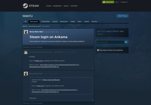 
                            11. Steam login on Ankama :: WAKFU General Discussion