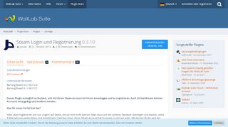 
                            4. Steam Login und Registrierung - WoltLab® - WoltLab Plugin Store