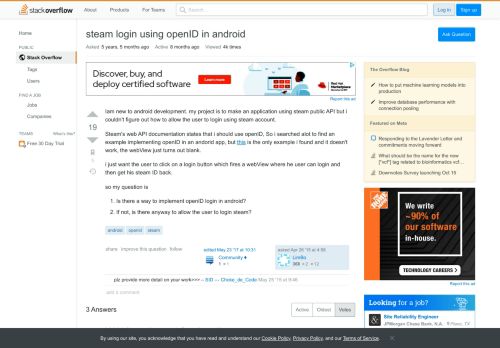 
                            11. steam login using openID in android - Stack Overflow
