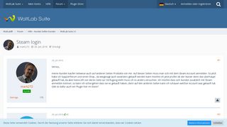 
                            9. Steam login - WoltLab Suite 3.1 - WoltLab® - Forum