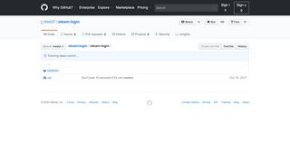 
                            7. steam-login/steam-login at master · thor27/steam-login · GitHub