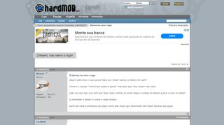 
                            10. [Steam] nao salva o login - hardMOB
