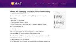 
                            5. Steam not changing country VPN troubleshooting - OpenVPN & PPTP ...