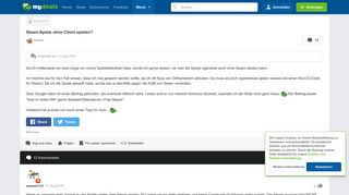 
                            7. Steam-Spiele ohne Client spielen? - mydealz.de