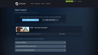 
                            13. Steam Support - ARK: Survival Evolved