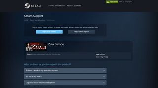 
                            7. Steam Support - Zula Europe