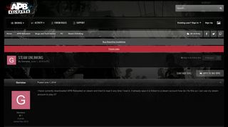 
                            2. Steam Unlinking - PC - GamersFirst Forums