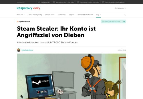 
                            6. Steam unter Beschuss: Wie Cyberkriminelle Spielerkonten ausrauben ...
