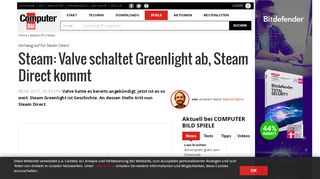 
                            8. Steam: Valve schaltet Greenlight ab, Steam Direct kommt ...