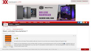 
                            1. Steam verhindert Herunterfahren - Forum de Luxx