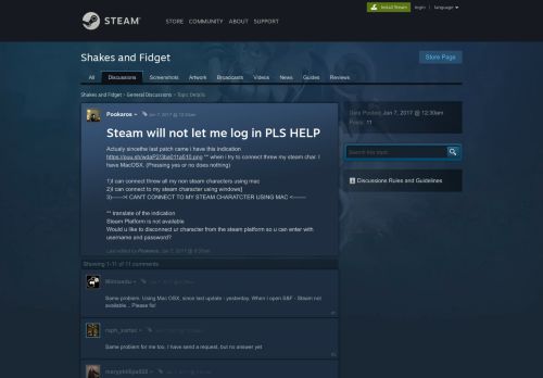 
                            8. Steam will not let me log in PLS HELP :: Shakes and Fidget ...