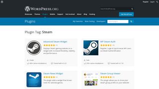 
                            1. Steam | WordPress.org