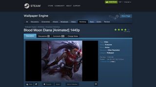 
                            2. Steam Workshop :: Blood Moon Diana [Animated] 1440p