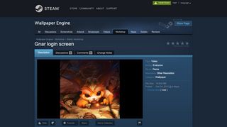 
                            10. Steam Workshop :: Gnar login screen