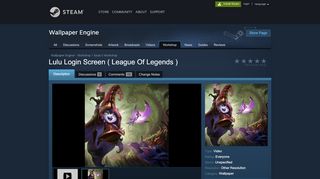 
                            6. Steam Workshop :: Lulu Login Screen ( League Of Legends )