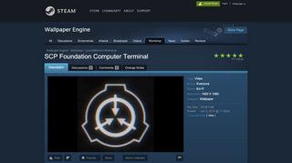 
                            6. Steam Workshop :: SCP Foundation Computer Terminal