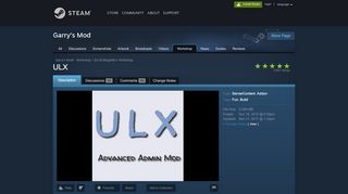 
                            4. Steam Workshop :: ULX