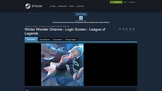 
                            11. Steam Workshop :: Winter Wonder Orianna - Login Screen - League of ...