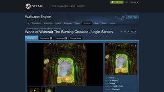 
                            9. Steam Workshop :: World of Warcraft The Burning Crusade - Login ...