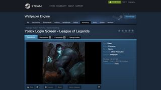 
                            10. Steam Workshop :: Yorick Login Screen ( League Of Legends )