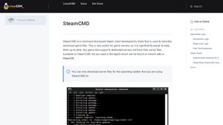 
                            10. SteamCMD - LinuxGSM