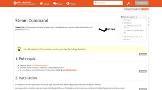 
                            5. steamcmd [Wiki ubuntu-fr] - Documentation Ubuntu