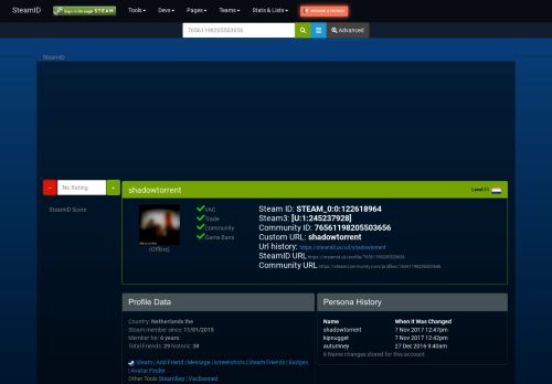 
                            3. SteamID » shadowtorrent steam | STEAM_0:0:122618964 ...