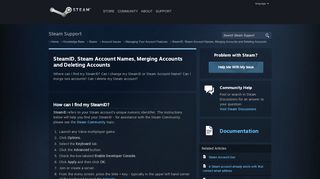 
                            3. SteamID, Steam Account Names, Merging Accounts and Deleting ...