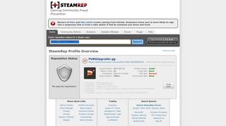 
                            9. SteamRep » PUBGUpgrader.gg | 76561198358989542 | STEAM_0:0 ...