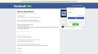 
                            5. steb by step defance - Facebook
