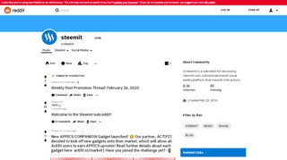 
                            11. steemit - Reddit