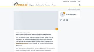 
                            10. Stefan Berkes nimmt Abschied von Bergamont - Login : velobiz.de
