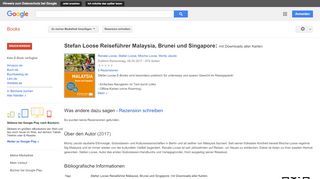 
                            5. Stefan Loose Reiseführer Malaysia, Brunei und Singapore: mit ...