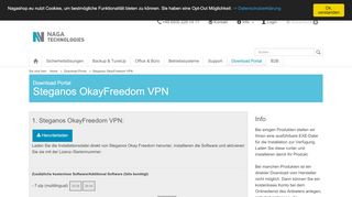 
                            6. Steganos OkayFreedom VPN - Naga Technologies