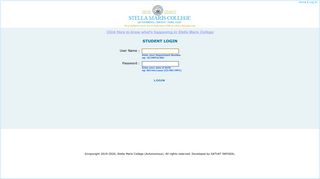 
                            1. -: Stella Maris College - Login :-