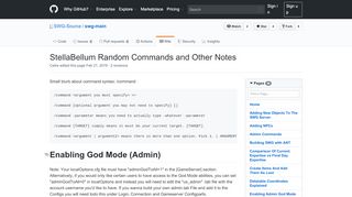 
                            1. StellaBellum Random Commands and Other Notes · SWG-Source/swg ...