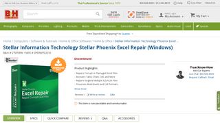 
                            12. Stellar Information Technology Stellar Phoenix Excel SPERWV52016