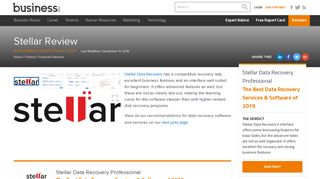 
                            10. Stellar Review | Data Recovery Software Reviews - Business.com