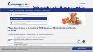 
                            11. Stellenangebot Pflegedienstleitung in Heidelberg, ASB Mannheim ...